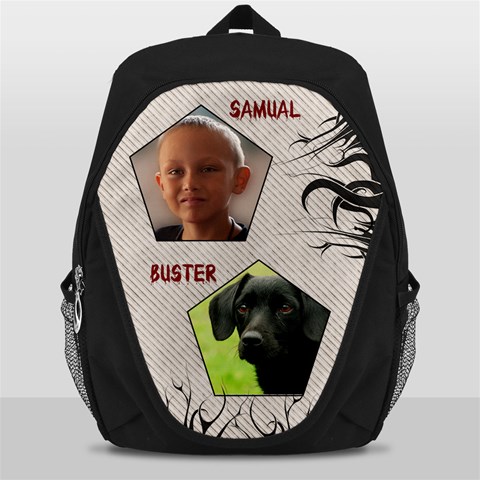 My Boy Backpack Bag By Deborah Front