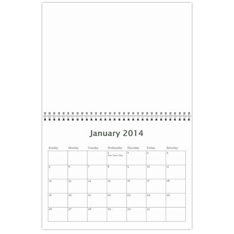 Wall Calender 2013 By Tsang Yi Ling Jan 2014