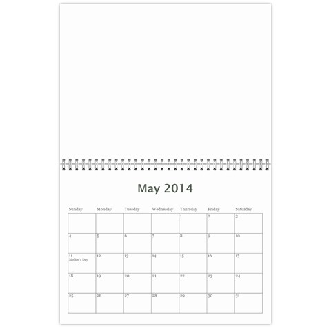 Wall Calender 2013 By Tsang Yi Ling May 2014