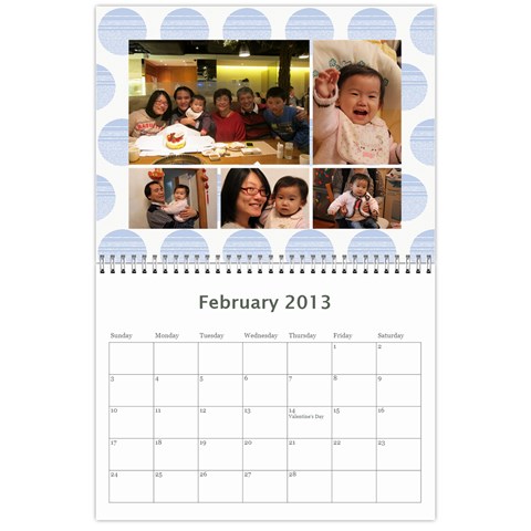 Wall Calender 2013 By Tsang Yi Ling Feb 2013