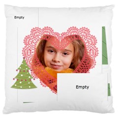 love, kids, memory, happy, fun  - Large Cushion Case (Two Sides)