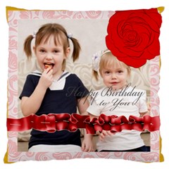 flower of kids, love, happy (5 styles) - Large Cushion Case (Two Sides) flower of kids, love, happy (5 styles) - Large Cushion Case (Two Sides)