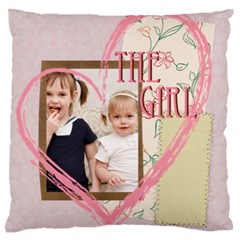 love, kids, memory, happy, fun - Large Cushion Case (Two Sides) love, kids, memory, happy, fun - Large Cushion Case (Two Sides)