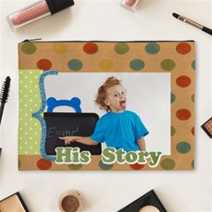 flower , kids, happy, fun, green - Cosmetic Bag (XL) flower , kids, happy, fun, green - Cosmetic Bag (XL)