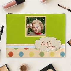 flower , kids, happy, fun, green - Cosmetic Bag (XL) flower , kids, happy, fun, green - Cosmetic Bag (XL)