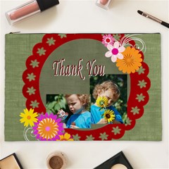 flower , kids, happy, fun, green - Cosmetic Bag (XXL) flower , kids, happy, fun, green - Cosmetic Bag (XXL)