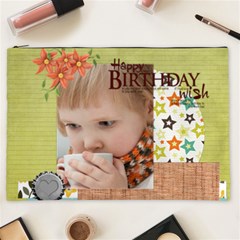 happy birthday - Cosmetic Bag (XXL) happy birthday - Cosmetic Bag (XXL)