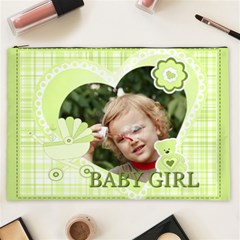 flower , kids, happy, fun, green - Cosmetic Bag (XXL) flower , kids, happy, fun, green - Cosmetic Bag (XXL)