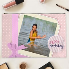 happy birthday - Cosmetic Bag (XXL)