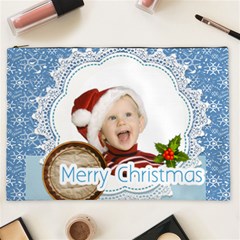 merry christmas, xmas, happy new year  - Cosmetic Bag (XXL)