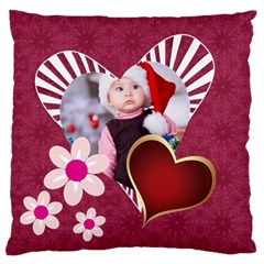 merry christmas, happy new year, xmas - Large Cushion Case (One Side) merry christmas, happy new year, xmas - Large Cushion Case (One Side)