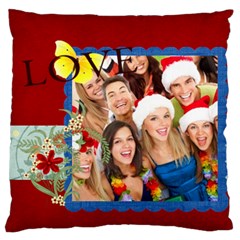 love, kids, happy, fun, family, holiday - Large Cushion Case (One Side) love, kids, happy, fun, family, holiday - Large Cushion Case (One Side)
