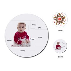 Playing Cards Single Design (Round)