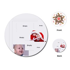 Playing Cards Single Design (Round)