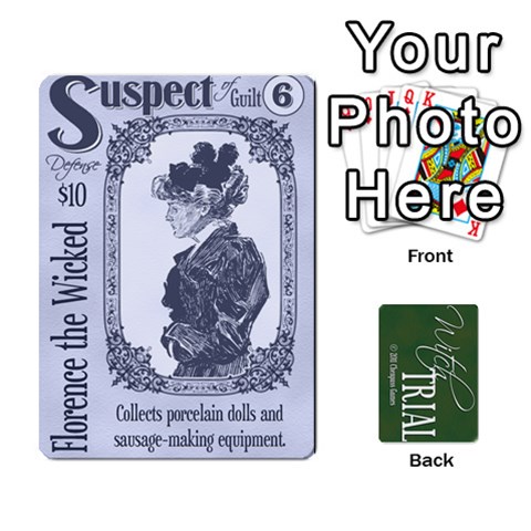 Witch Trial Deck 1 By Jim Chaney Front - Heart8