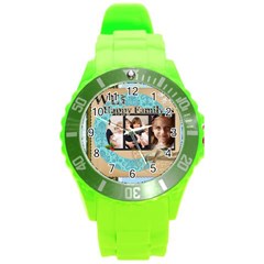 love - Round Plastic Sport Watch (L) love - Round Plastic Sport Watch (L)