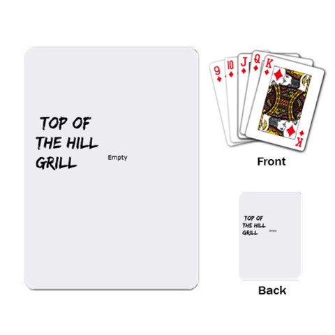 Deck Cards By Terrill Douglas Back