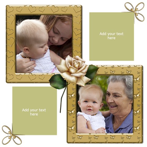 A Little Love Scrapbook Page 12x12 By Deborah 12 x12  Scrapbook Page - 1