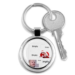 kids , flower , happy, fun - Key Chain (Round)