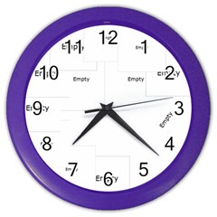 Lavender And Purple Clock