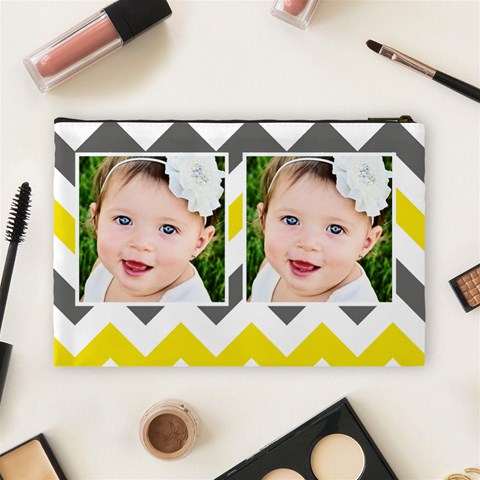 Chevron Yellow Brown By Danielle Christiansen Back