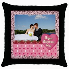 love - Throw Pillow Case (Black) love - Throw Pillow Case (Black)