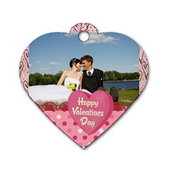 kids, love, happy, play, fun, child - Dog Tag Heart (One Side) kids, love, happy, play, fun, child - Dog Tag Heart (One Side)