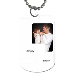 merry christmas, xmas, happy new year  - Dog Tag (Two Sides)