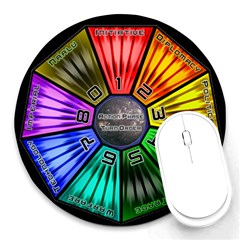 TI3 Turn Indicator (Rays) Mouse Pad - Round Mousepad