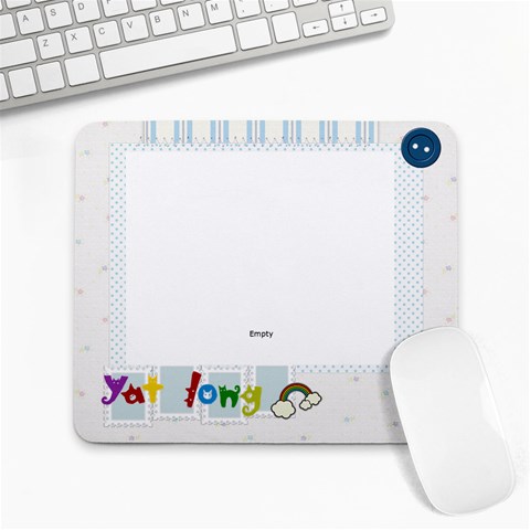 Long Long Mouse By Claudia Chow 9.25 x7.75  Mousepad - 1