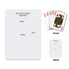 Vals Baby Shower Deck - Playing Cards Single Design (Rectangle)