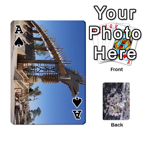 Ace 54 Playing Cards By Katherine Fung Front - SpadeA