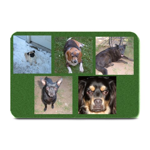 Dog Place Mat By Irvina Jamel 18 x12  Plate Mat