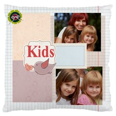 kids, fun, child, play, happy - Large Cushion Case (Two Sides) kids, fun, child, play, happy - Large Cushion Case (Two Sides)