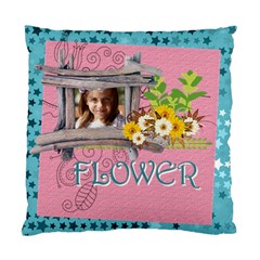 easter, spring, kids, flower - Standard Cushion Case (One Side) easter, spring, kids, flower - Standard Cushion Case (One Side)