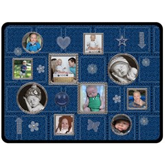 Blue Design XL Fleece Blanket (4 styles) - 80 x 56 Fleece Blanket (Large) Blue Design XL Fleece Blanket (4 styles) - 80 x 56 Fleece Blanket (Large)