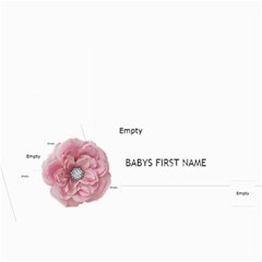 Hunny Bunny Girl Birth Announcement 01
