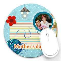 kids, fun, child, play, happy - Round Mousepad kids, fun, child, play, happy - Round Mousepad