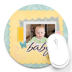 baby, love, kids, memory, happy, fun  - Round Mousepad