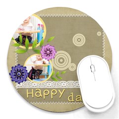 baby, love, kids, memory, happy, fun  - Round Mousepad