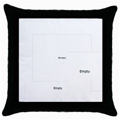 merry christmas - Throw Pillow Case (Black) merry christmas - Throw Pillow Case (Black)
