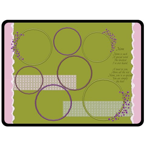 Gift For Mom 80 x60  Blanket Front