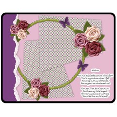 Blanket for mother - 60 x 50 Fleece Blanket (Medium) Blanket for mother - 60 x 50 Fleece Blanket (Medium)