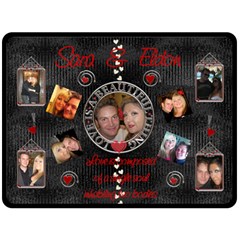 sara blanket - 80  x 56  Fleece Blanket (Large)