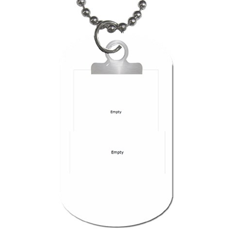 Learn Discover Explore Dog Tag 1 By Lisa Minor Front