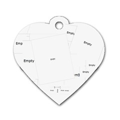 Orchid Flowers Heart 2013 Dog Tag 