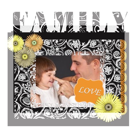 Family By Jo Jo 14  x 11  x 1.5  Stretched Canvas