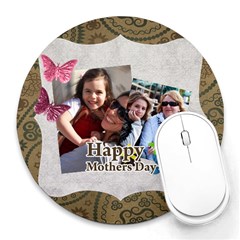 mothers day - Collage Round Mousepad