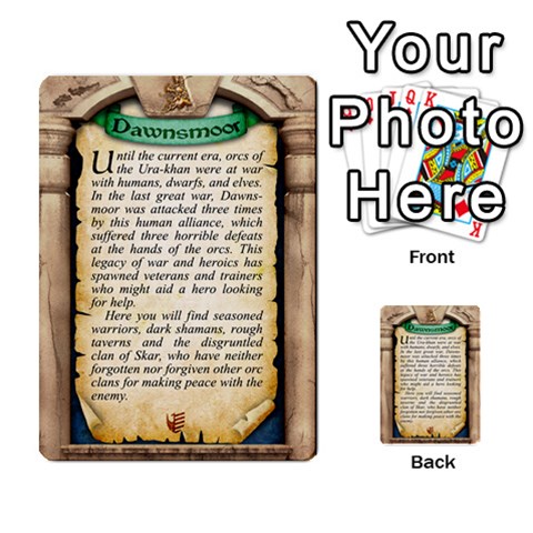 Cities Of Adventure: Reference Cards By Fantastic Diversions / Ofgi Back 1