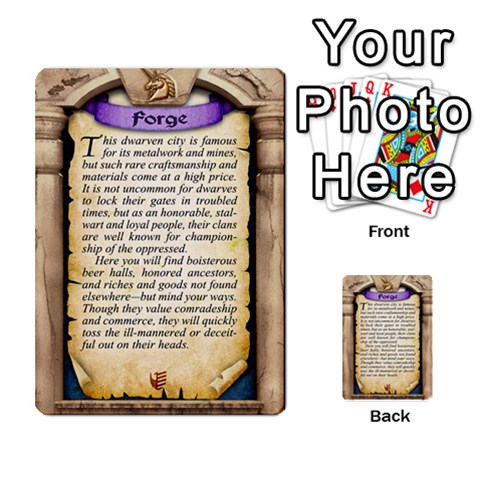 Cities Of Adventure: Reference Cards By Fantastic Diversions / Ofgi Back 2
